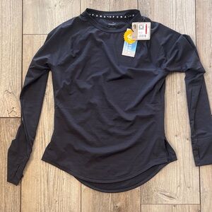 Puma Women's Charcoal Long Sleeve Tee UV Protection 40 Size XS NWT
